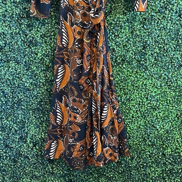 NWT MARA HOFFMAN Agnella Maxi Wrap Dress - Picture 7 of 15